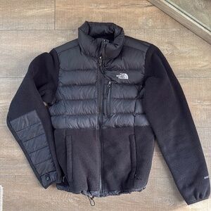 The North Face Denali 550 Down Jacket Black Polartec XS